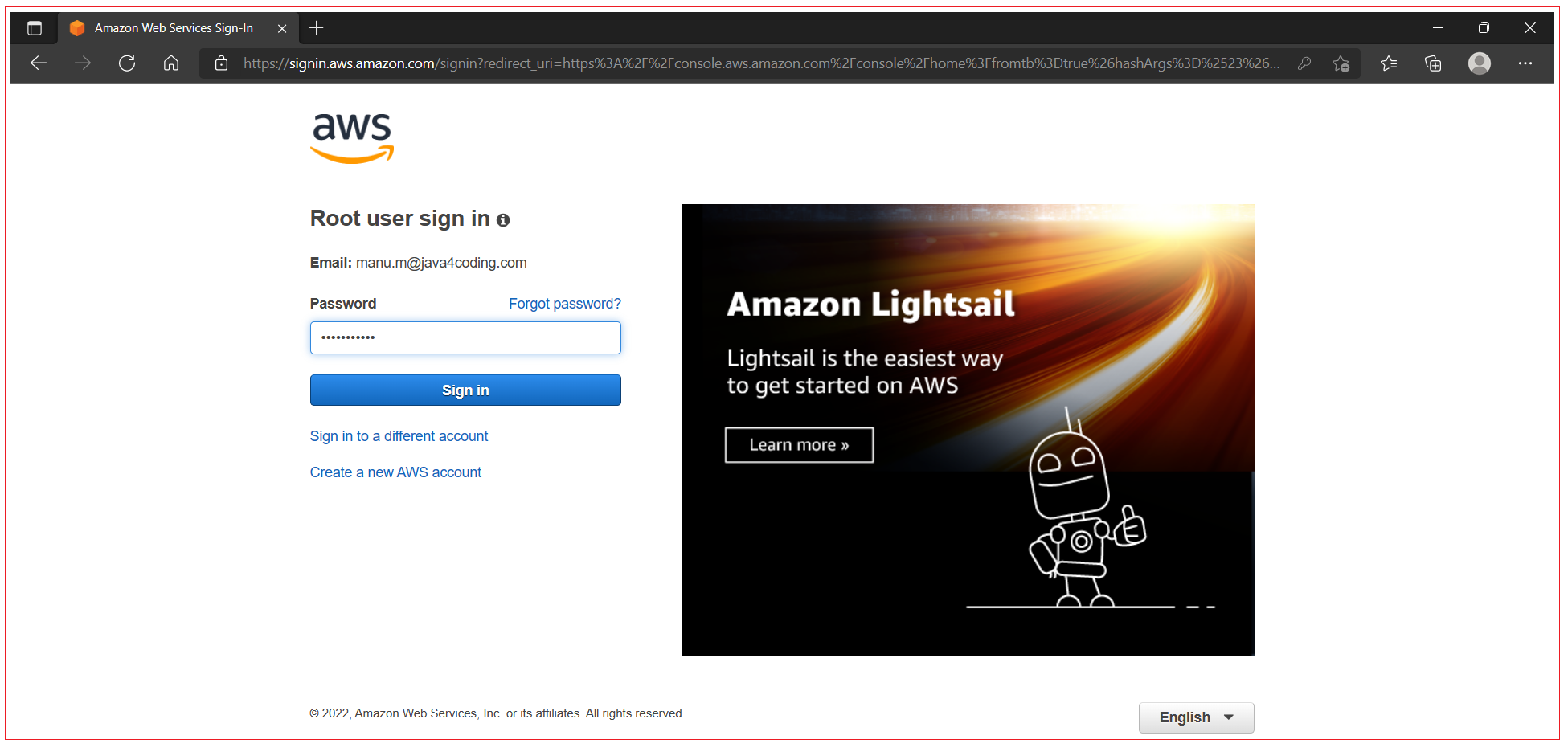 sign up for aws confirm your identity