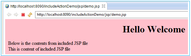 jsp include jsp with parameters