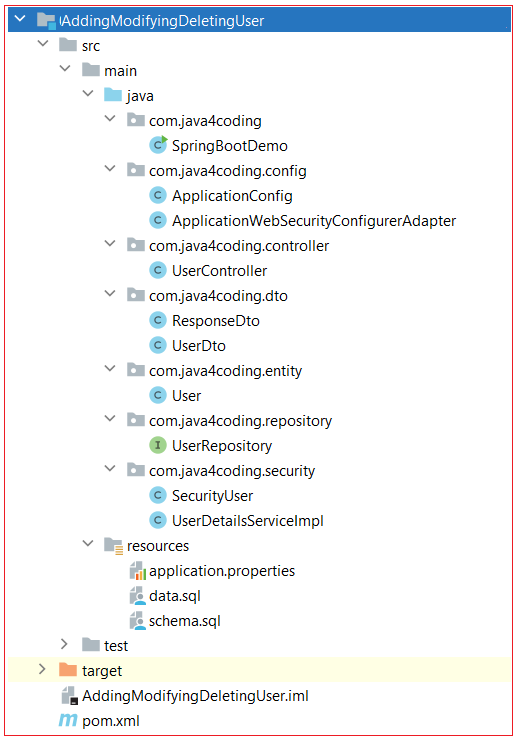 Adding Updating and Deleting users in Spring Security - java4coding